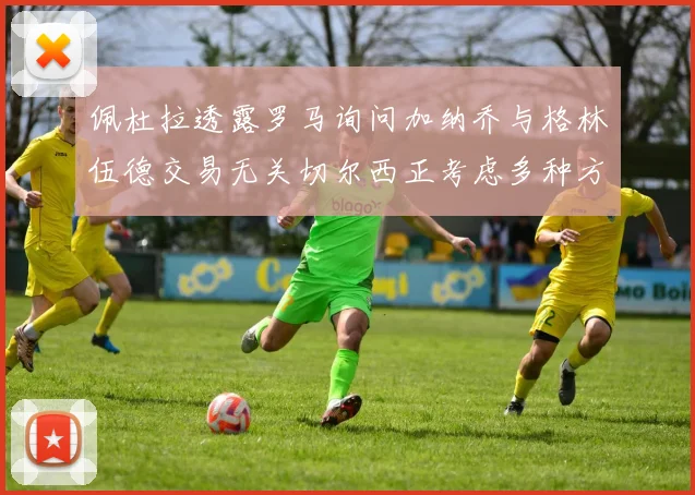 佩杜拉透露罗马询问加纳乔与格林伍德交易无关切尔西正考虑多种方案